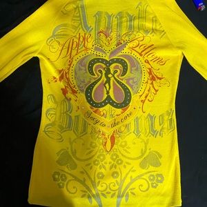 Apple bottoms rhinestone hoodie-long sleeves,no stains no missing rhinestones.